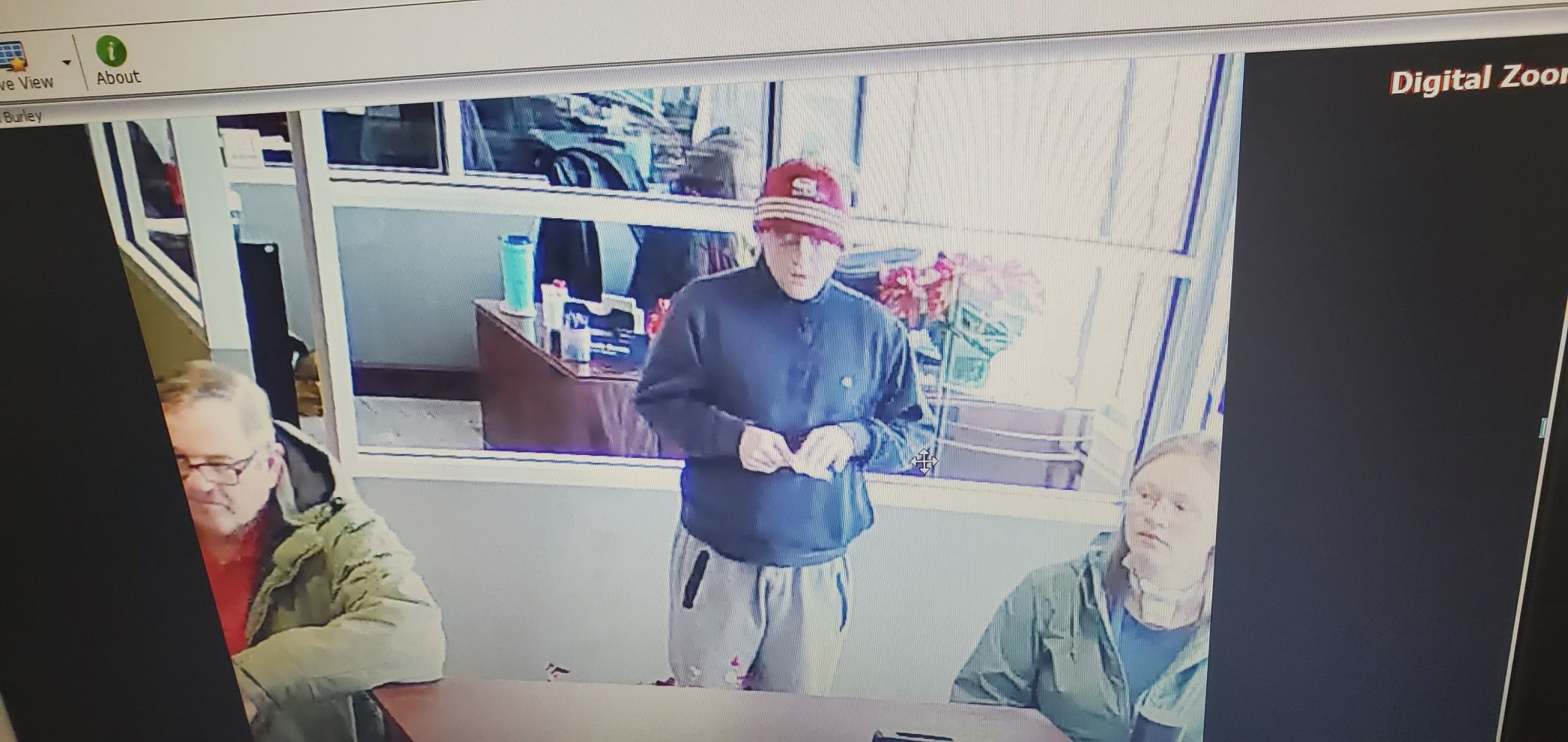 Bank robbery suspect